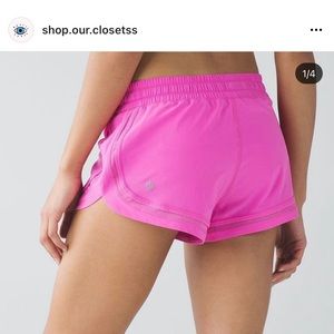 Lululemon shorts pink